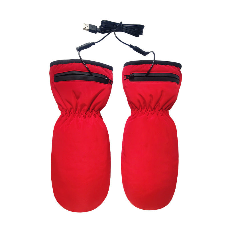 Electrically Heated Gloves Heating Zipper Thermal Windproof Gloves c89fd7e2 a309 4d3a 81ab c372085a48ff