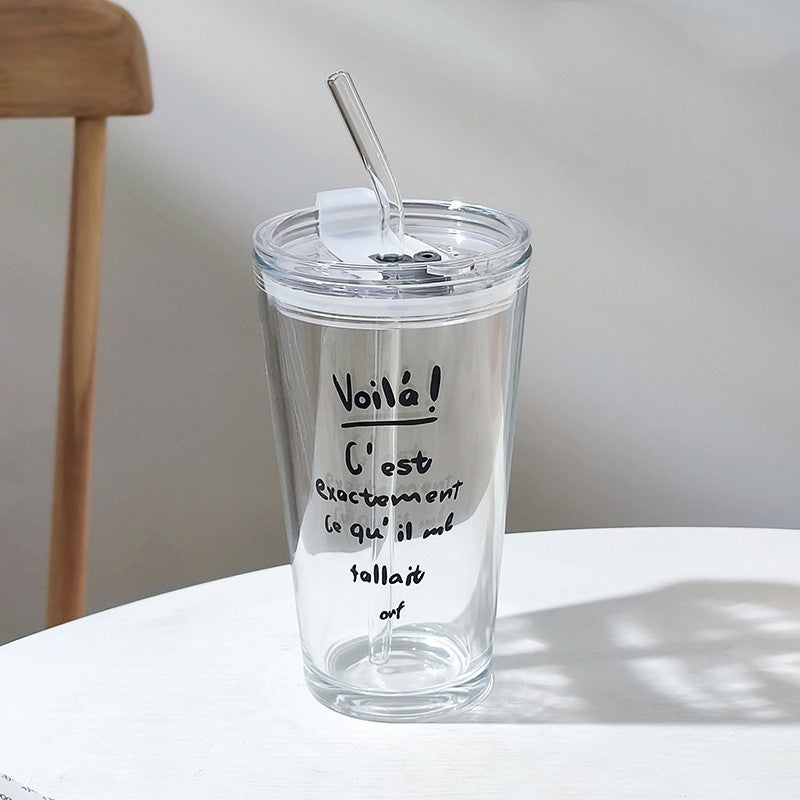 Household Glass Water Cup With Lid c8a9fa6a c956 4ba4 90e2 e782a4095914