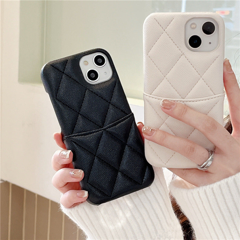 Classic Style Three-dimensional Rhombus Phone Case - 图片 8
