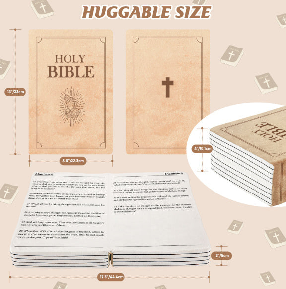 Home Decor Christmas Bible Plush Toy Doll Pillow - 图片 12