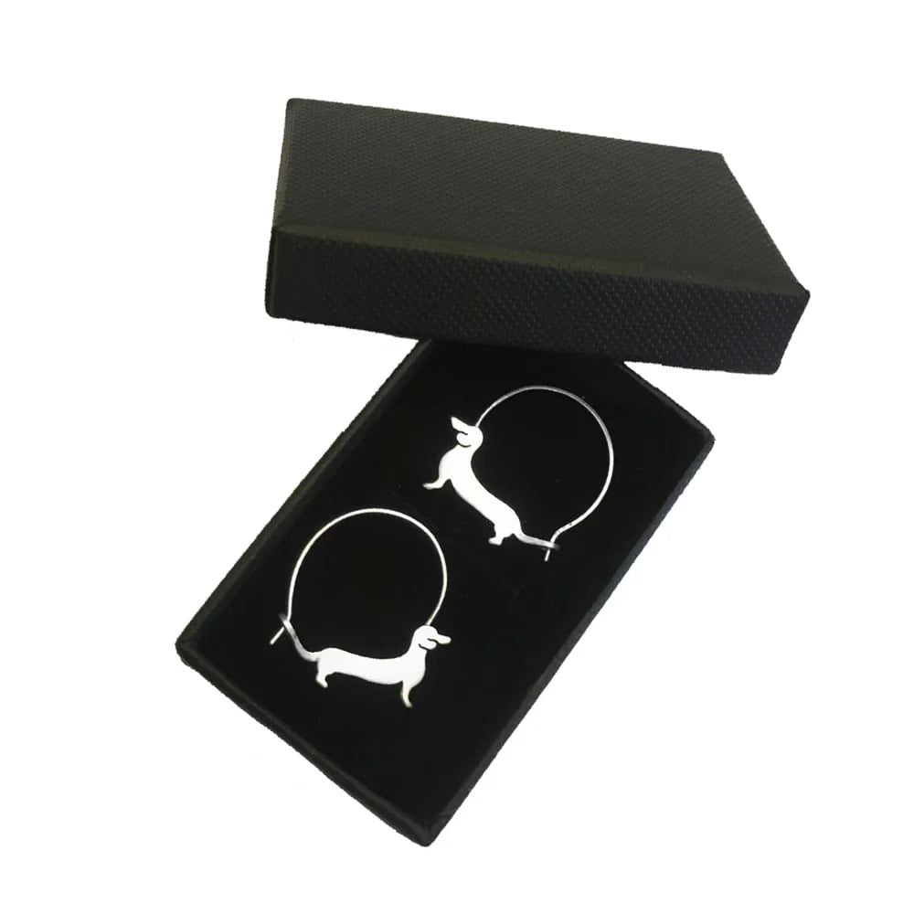 Puppy Animal Ear Ring Female Hunting Dog Cute Cute Stylish Versatile Earrings c8bba6d2 d0a3 42b0 951e 03bb13d02588