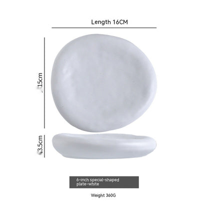 Irregular Ceramic Plate Japanese Creative Dinner Plate c8d00f57 7a4d 49a3 89ce 3eaad2d0dd4d fine