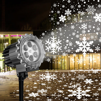 Outdoor Waterproof Snowflake Projection Lamp c8d09212 f351 4555 b9ec d9eb5b33781f