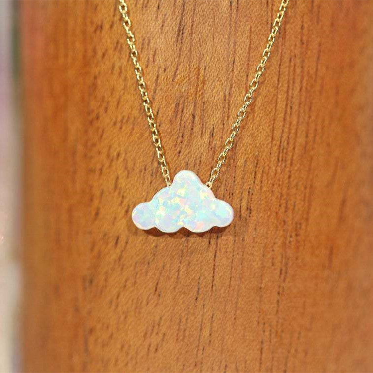 Women's Fashion Colorful Clouds Necklace Pendant c8d3a7b3 922a 411f 8731 7ebff0a15902