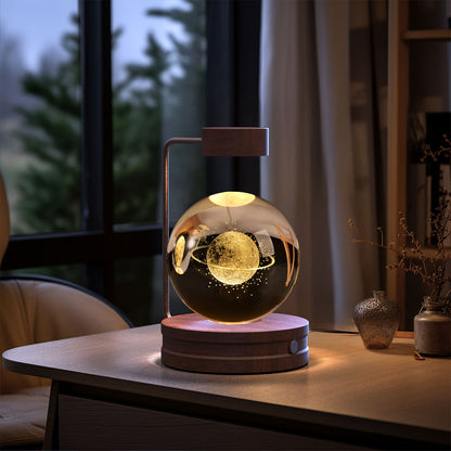 Crystal Ball Cosmic Dinosaur Indoor Night Light USB Power Warm Bedside Light Birthday Gift Night Lamp c8d4e50e 01dc 41c2 af7f