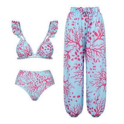 Siamese Conservative Covering Belly Thin Swimsuit French Retro One-piece Bikini c8e5afcd 3caa 4b2b acea 2806a542d940
