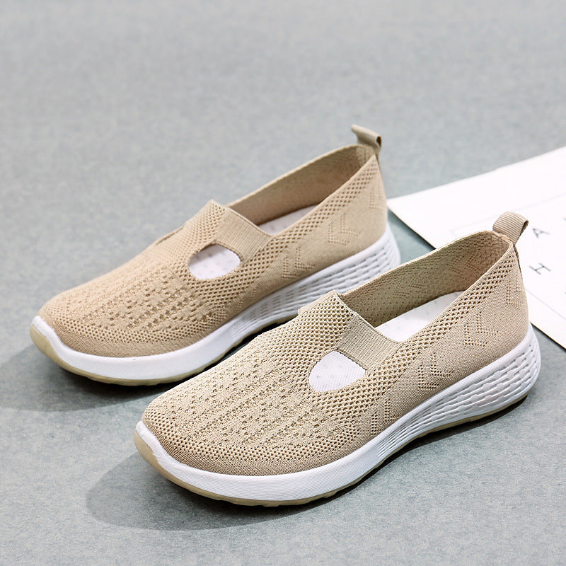 Old Beijing Cloth Shoes Women's Shallow Mouth Mesh Breathable Non-slip Soft Bottom Slip-on Women's Shoes c9066d13 d90b 42e0 a