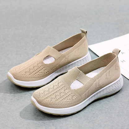 Old Beijing Cloth Shoes Women's Shallow Mouth Mesh Breathable Non-slip Soft Bottom Slip-on Women's Shoes c9066d13 d90b 42e0 a