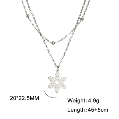 Fashion Sweet Elegance Exquisite Stainless Steel Titanium Steel Necklace c919eebc 8f4a 46dc a221 d8ca98d7675c