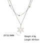 Fashion Sweet Elegance Exquisite Stainless Steel Titanium Steel Necklace c919eebc 8f4a 46dc a221 d8ca98d7675c
