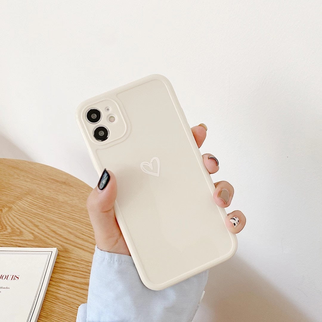 Couples Love Suitable For Iphone14 Phone Case SE, 13 Solid Color 12, XsMax Soft Case c940cf7e 8685 4538 a6c2 86db54fe1dbc