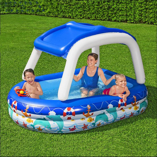 Boat Type Sunshade Pool Children's Paddling Pool Swimming Pool c94ca57a 1529 4859 8992 07583a8b9680
