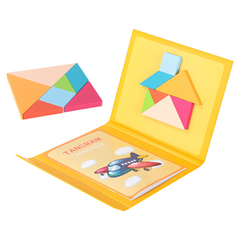 Children's Wooden Magnetic Tangram Educational Toy c951d8c1 c940 4c40 b067 ad4818cf7433