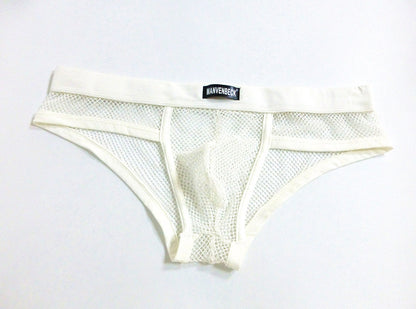 Men's Underwear Transparent Mesh Briefs Low Waist Convex Design Underwear Men c95e93b7 e8ae 43fd 9577 678134799f9a