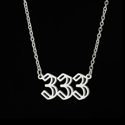 Fashion Vintage Double Cutout Number Necklace c97ef6b2 5449 49f4 bad7 f971aa3ee1e0