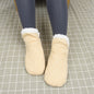 In Winter Add Fleece And Thicken Warm Slippers And Socks c98a4341 25e6 462a 9e04 907930b0f631
