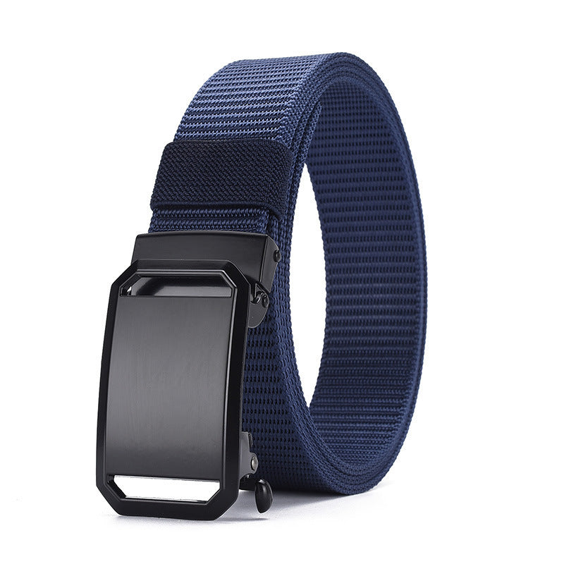 Men's Toothless Automatic Buckle Canvas Belt c98f705b 49a7 405e 9f5c 07748b27175d