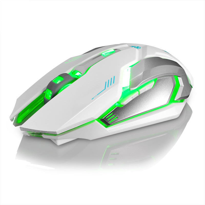 Mouse Wireless Rechargeable Notebook Desktop Home Office Universal Game Mute Luminous - 图片 7