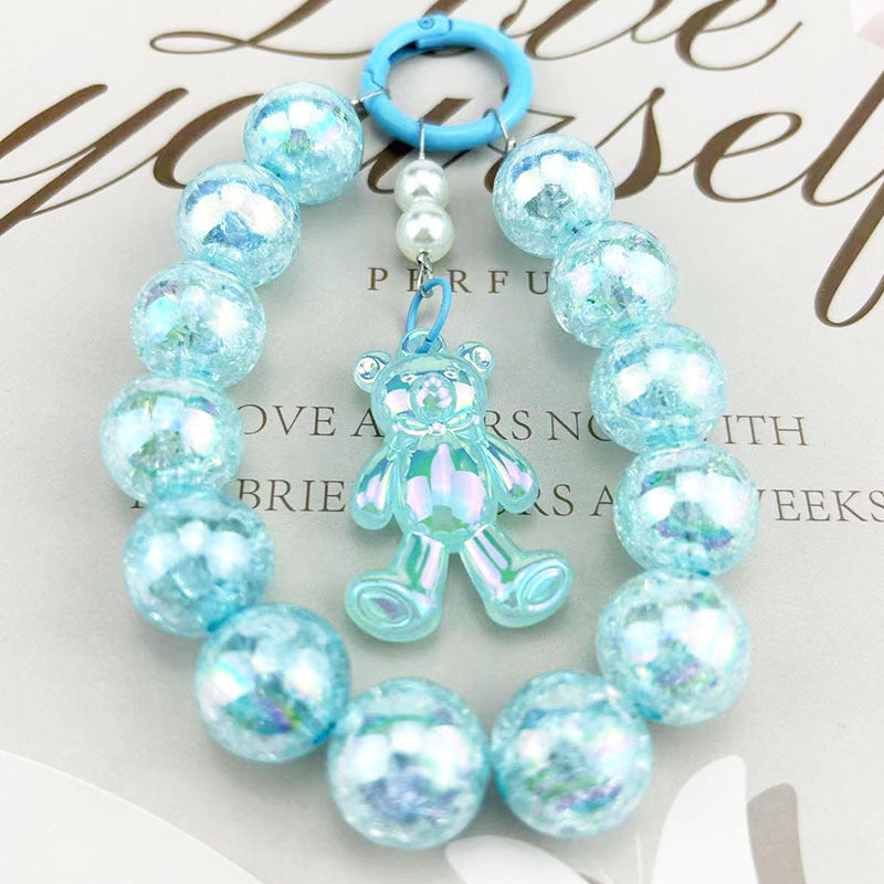 Burst Beads Luminous Bear Pendant Mobile Phone Charm c99d3eac 677e 4ee3 a465 f45a45c79972