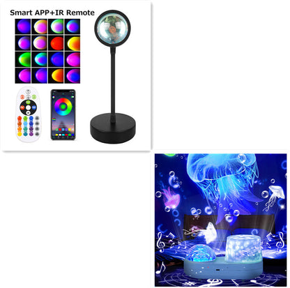 Sunset Projection Lamp Sunset Projector Night Light Wall Decoration Lighting c99e276b 966d 496d a9e2 38ae3c1370f5
