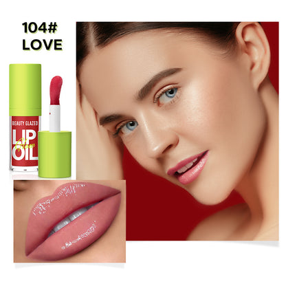 Moisturizing And Nourishing Lip Lacquer Transparent Oil Doodle Glass