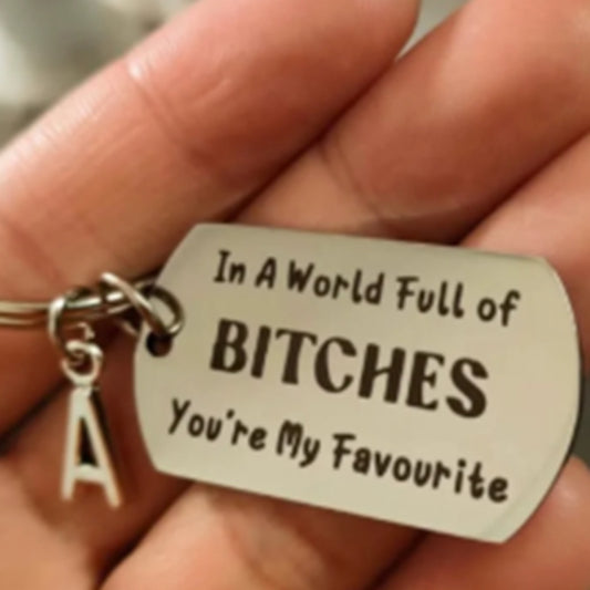 New Stainless Steel Dog Tag Keychain c9d0b68c 4fe2 44a2 9cfb de0daabdea58
