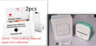 Portable Mini Thermal Label Printer Home Photo Printer Student Wrong Question Printer Bluetooth-compatible Mini Label Printer Price Tag - 图片 57
