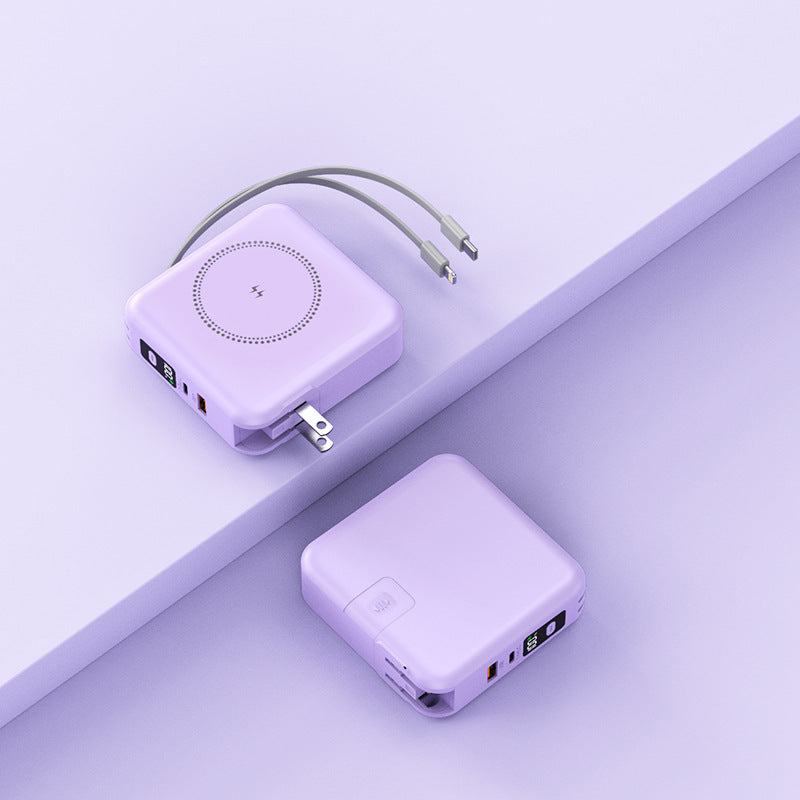 Magnetic Wireless Power Bank Five-in-one - 图片 5