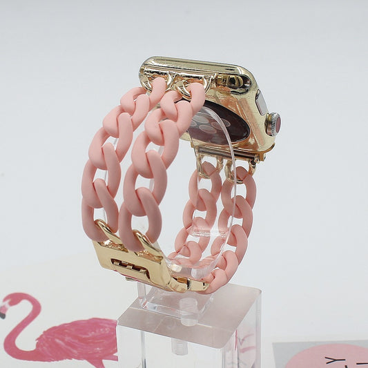 Resin Spliced Metal Strap Apple Watch ca11fbde 0d2c 45ae 8bd9 cbac12ff527c