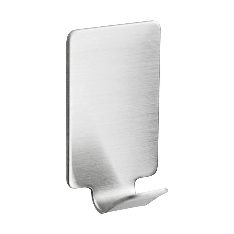 304 Nail-free Stainless Steel Hook Kitchen Living Room Storage Hook Multi-functional Single Hook Behind The Door Stainless Steel Small Hook - HD Wireless Product #3