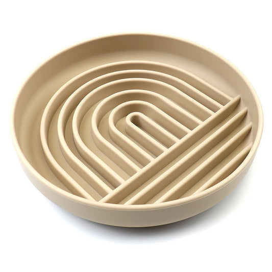 The Slowdown Bowl Silicone Slow Feeder For Dogs Puppies Slow Eating Modern Lick Mat Design Reduces Gulping Dishwasher Fit For
