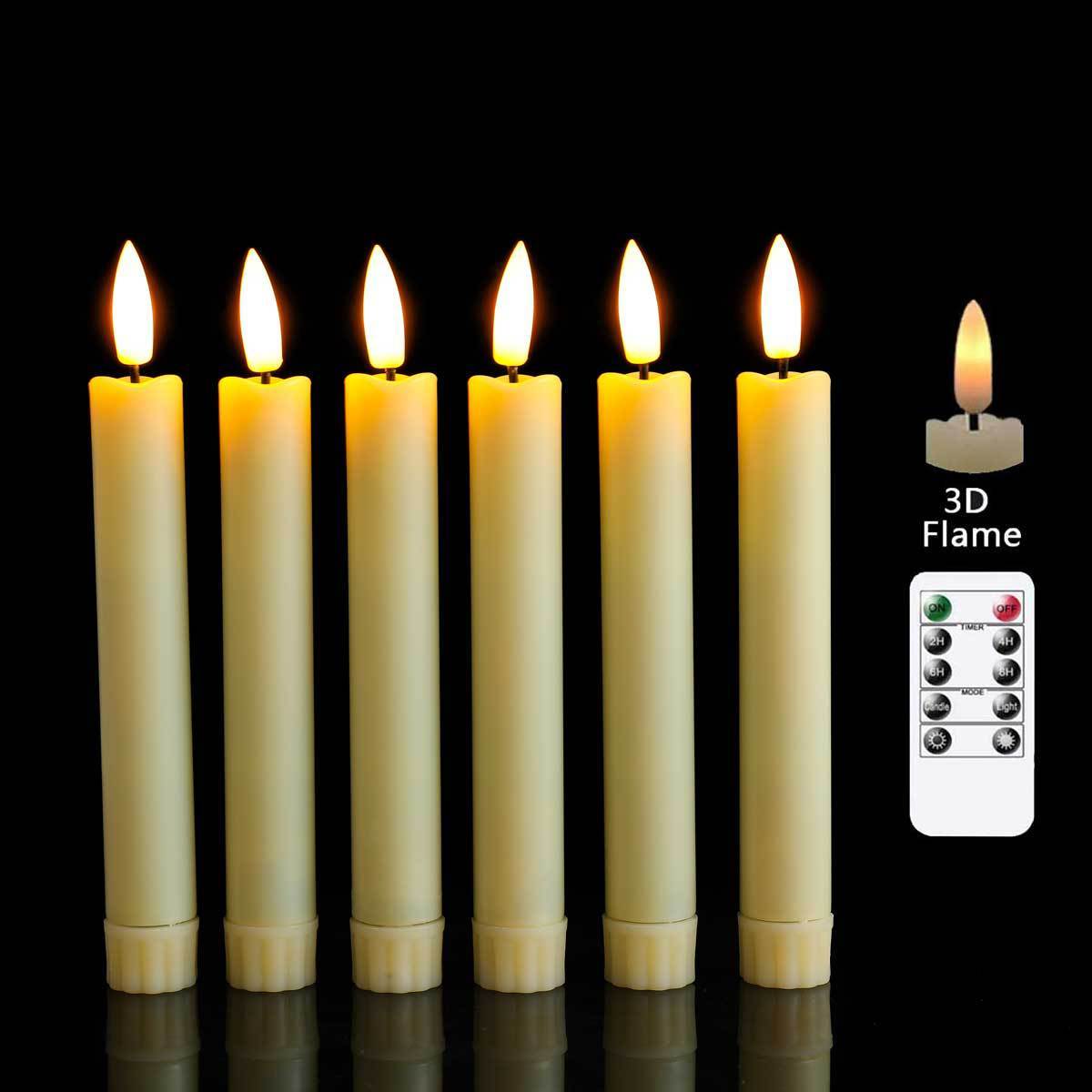 255cm10 Inch Bullet 10 Key Remote Control Wave Mouth Electronic Candle Plastic Birthday Christmas Eve - HD Wireless Product #5