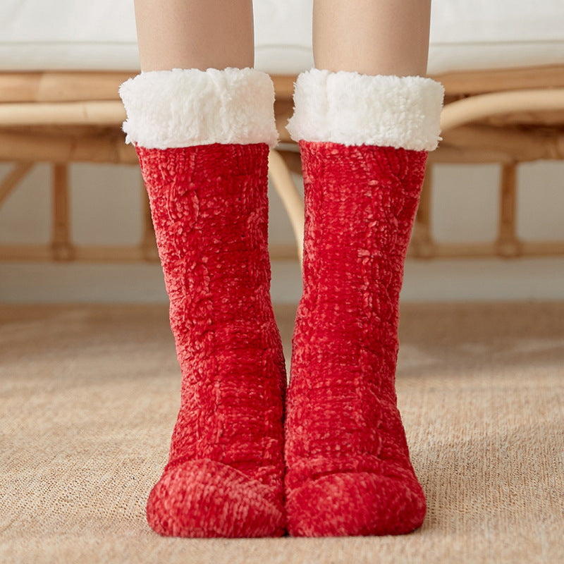 Ladies Winter Warm Floor Sleeping Socks Plus Velvet ca1b5525 99de 4f14 b28f 3b3590832dbd