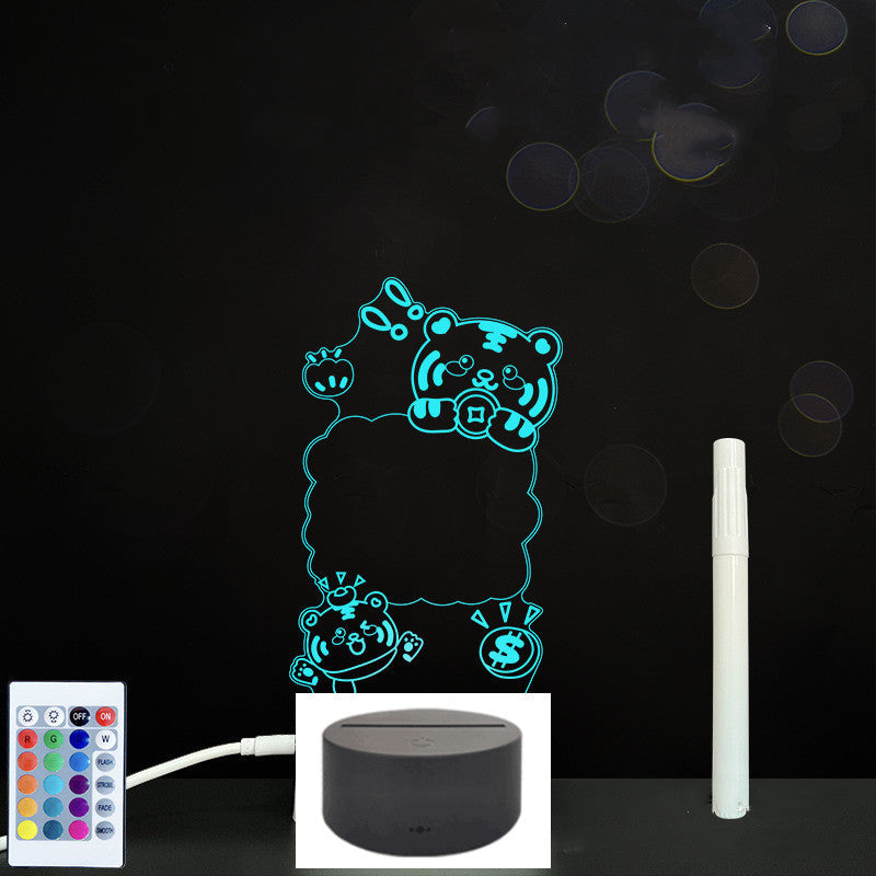 3D Acrylic Board Handwriting Message Board LED Light - HD Wireless Product #65