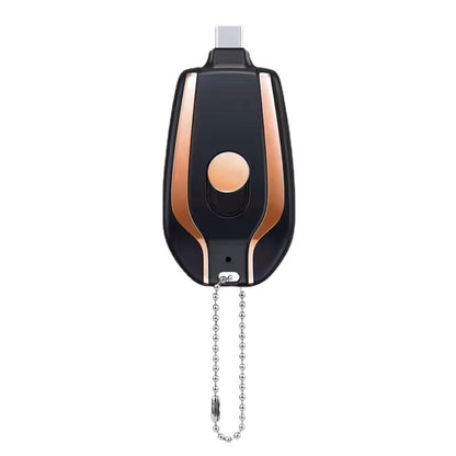1500mAh Mini Power Emergency Pod Keychain Charger With Type-C Ultra-Compact Mini Battery Pack Fast Charging Backup Power Bank - 图片 16