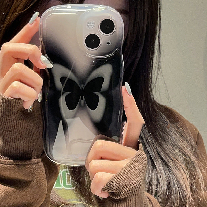 Ins Niche Dizzy Dye Black Butterfly Suitable For Ip Phone Case ca5ec3b9 9033 4a5b bbea 1ae8bdaceebc