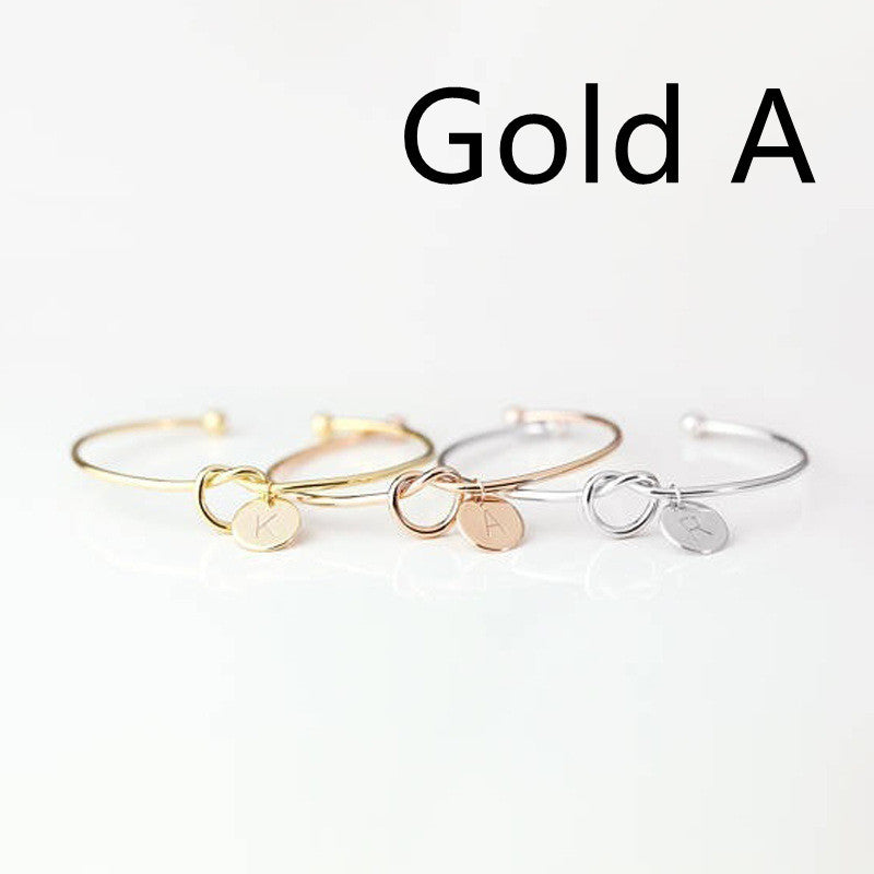 European And American Fashion Dead Knot Letter Bracelet ca8fc2fe f8bf 480e 80c5 c3db6f79828a
