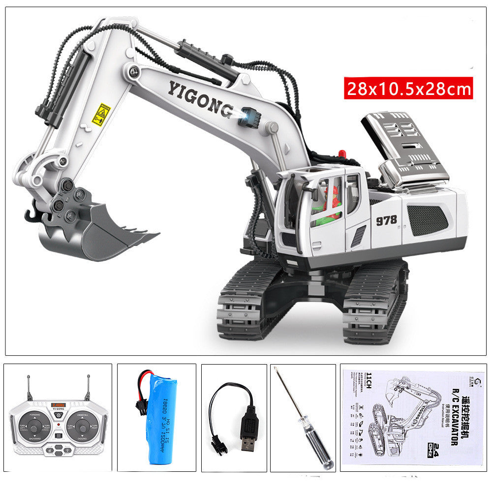 Children's Simple Alloy Charging Excavator Toy Car ca92054d 2cee 4bb0 84bf b14c08648617 0c4d9de7 ec1c 4138 8fde aeabeb36a6c9