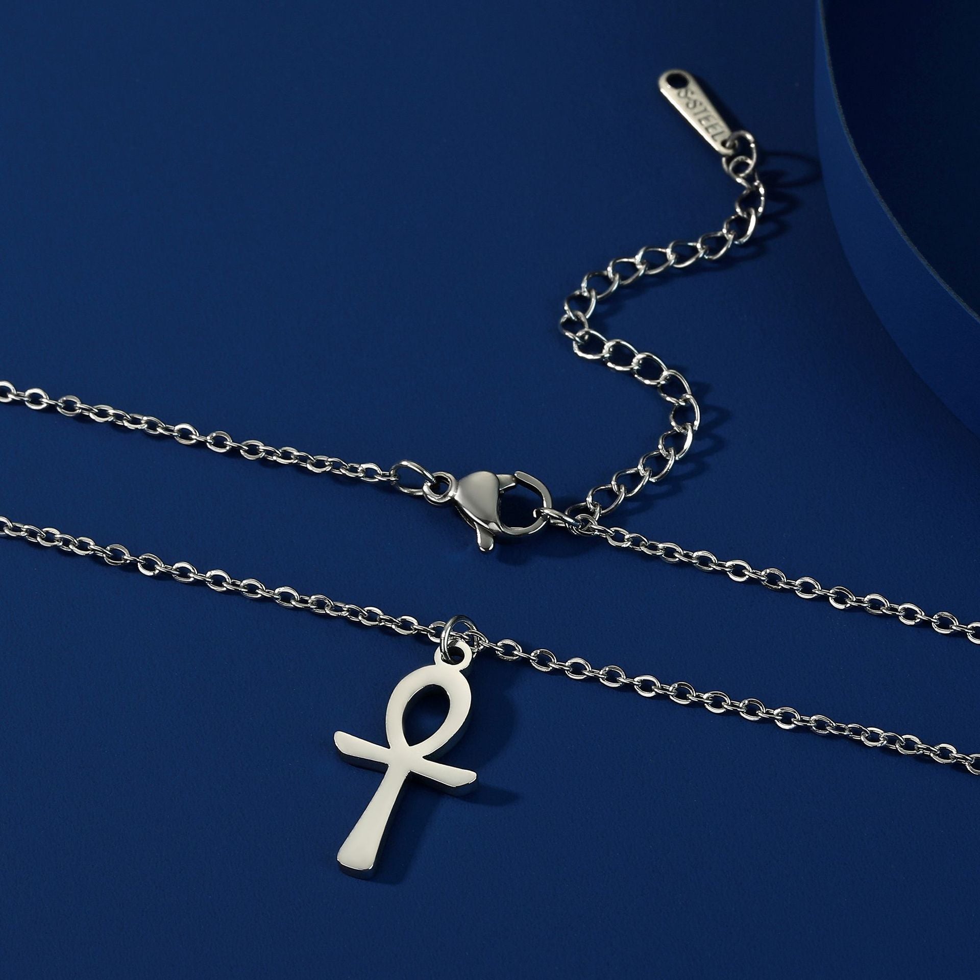 Hip Hop Style Women's Titanium Steel Cut Pendant Stainless Steel Necklace ca928c1c ccb7 4d00 8f3a ccb451a0e4c5