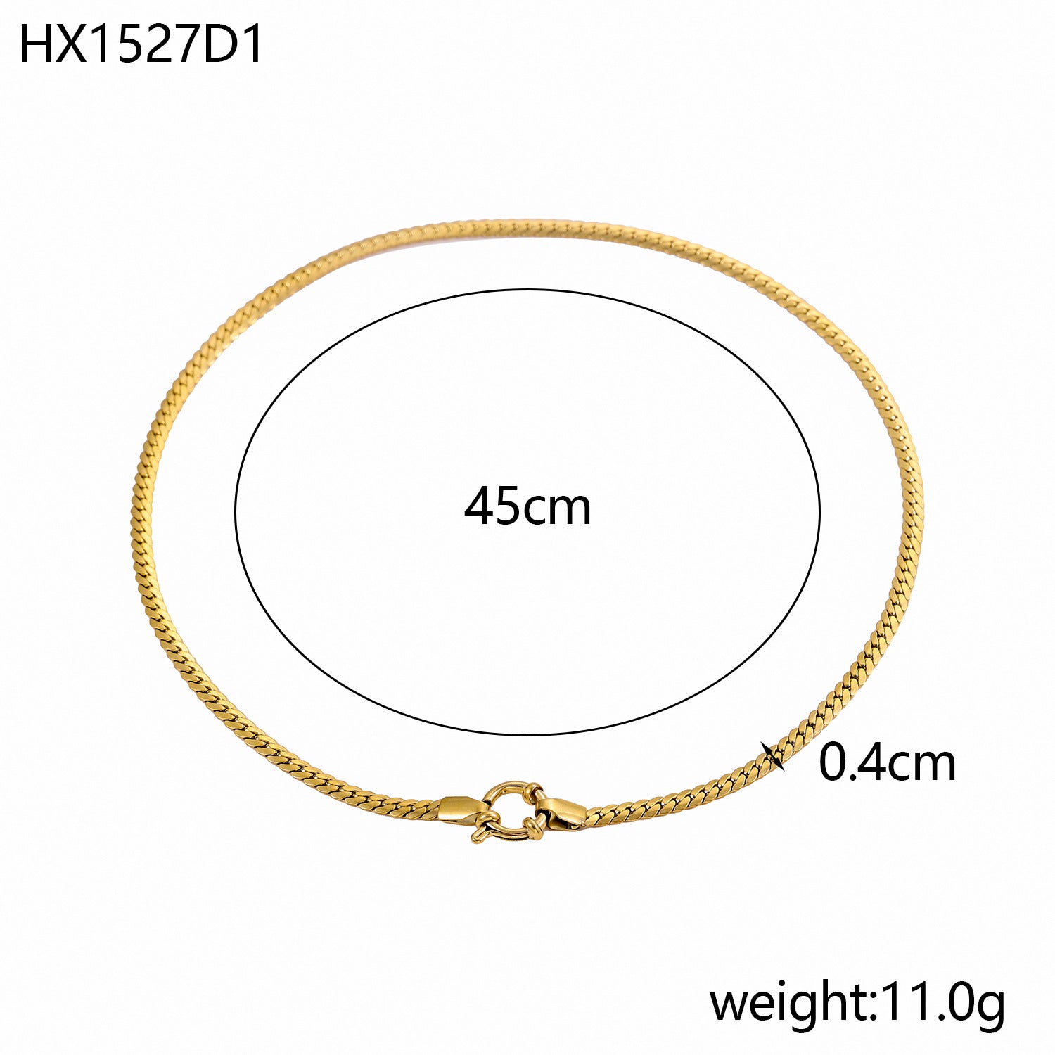 Encrypting Smooth NK Chain Necklace ca9e8213 048a 44ba 97ab 21975138470c
