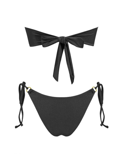 Split Swimsuit Bikini Suit Sunshine Bath Beach Tube Top Women