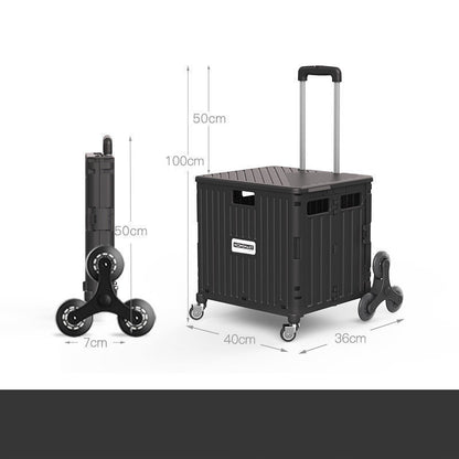 Fashion Folding Trolley Shopping Storage Trolley cad54887 c8ef 4ce2 b27b 406bdfe7b378