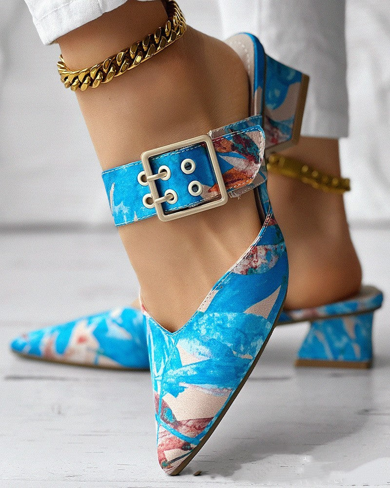Women's Colorful Chunky Heel Sandals cadf5c5f 95d1 4a5f b96f 9cc901876860