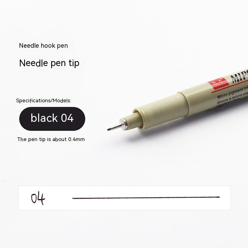Student Waterproof Needle Pen Hook Line Pen Suit - 图片 9