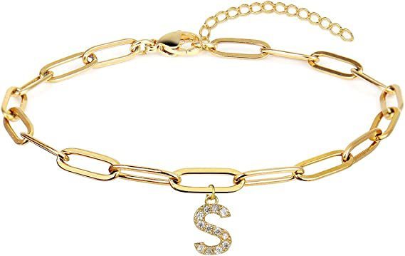 Women's Fashion New Initial Letter Bracelet cb00a96b 74bd 42d4 bd2a b9849c63c4dd