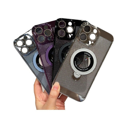 Rotary Magnetic Adhesive Bracket Electroplating Heat Dissipation Suitable For 15 Phone Case cb09c0cf 8adc 40be bf8b 7ad2ad839