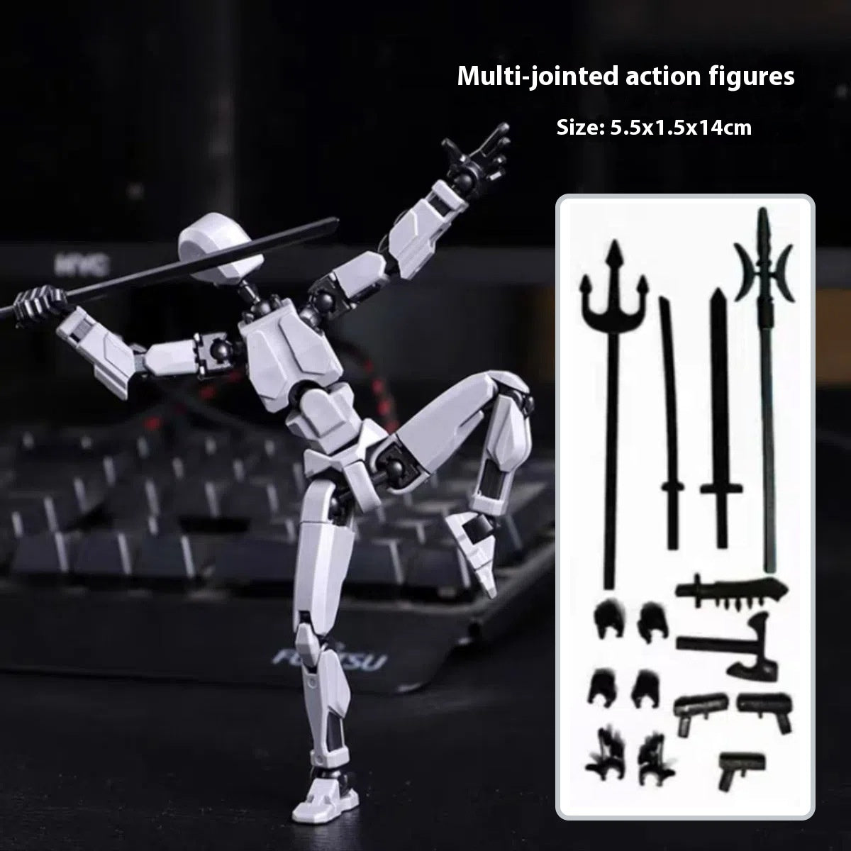 Updated And Hot-sale Multi-Jointed Movable Shapeshift Robot 3D Printed Mannequin Dummy Action Model Doll Toy Kid Gift cb1da42