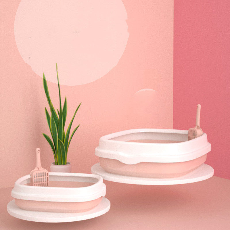 Pet Toilet Cat Litter Box with Scoop High Quality Anti-Splash Dog Plastic Toilet cb1f58b9 650c 4e26 98e2 8c753e65fd3e