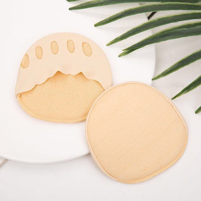 Ankle Toe Socks Women's Summer Thin Front Palm Half Toe Socks Cotton Socks Bottom Invisible Sandals High Heels Foot Sock cb26