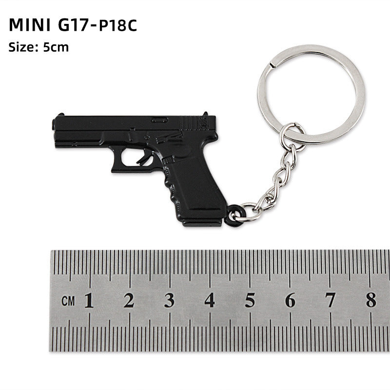 Alloy P92 Model G17 Sand Eagle Left Wheel Keychain cb2c0e0a 81d2 47ec 9338 303191cbf663